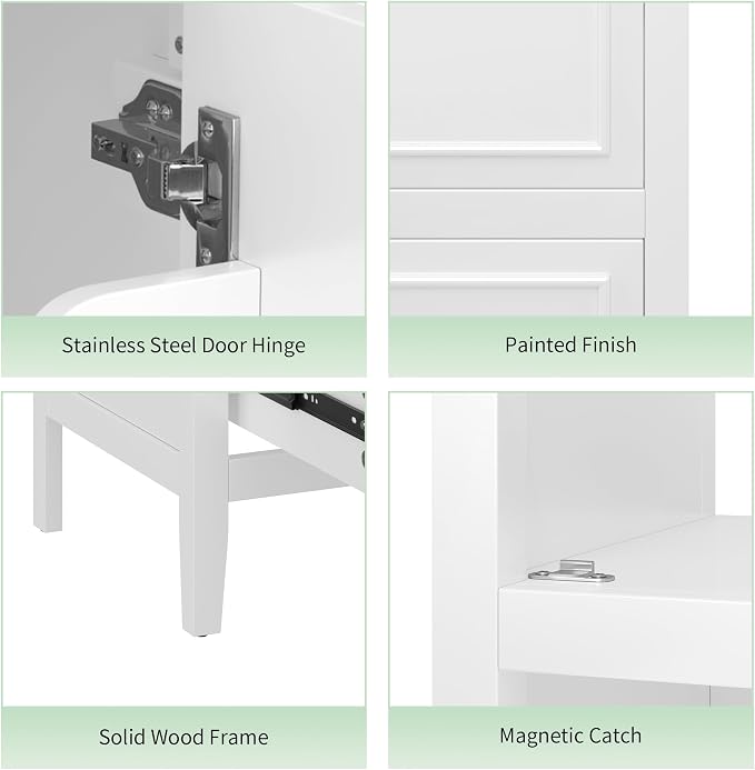 Bellemave 20 Inch Vanity with Sink, Free Standing Bathroom Vanity Cabinet with - Image 5