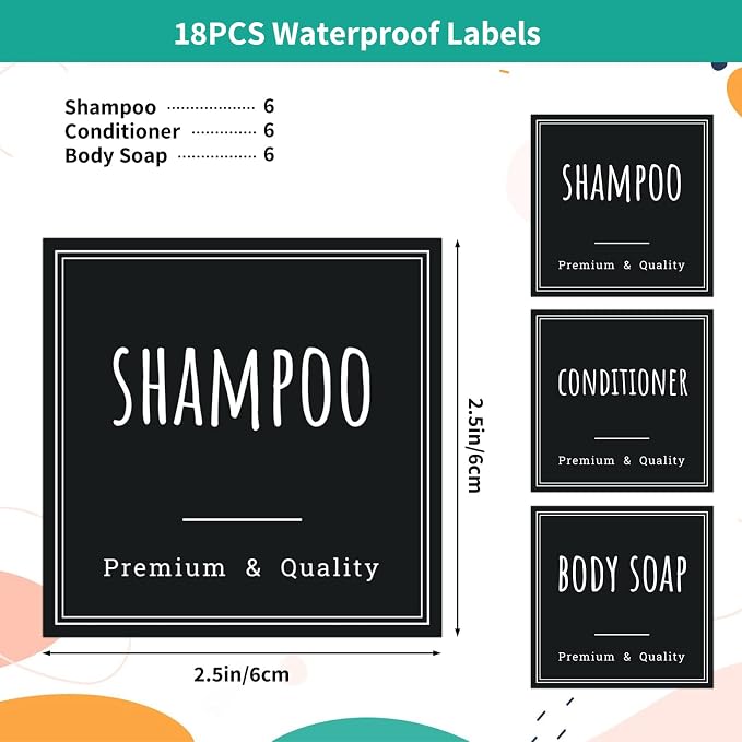 Segbeauty Soap Dispenser Labels - Image 2