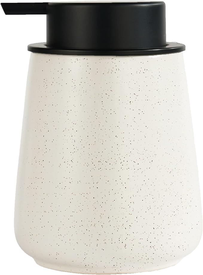 12Oz Ceramic Liquid Soap Dispenser by Eyrozia