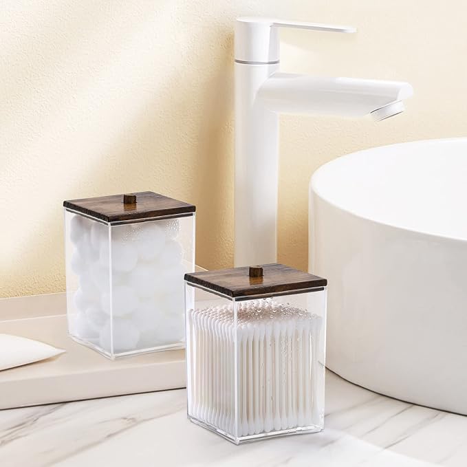Tbestmax 3 Pack Qtip Holder - 12 oz Bathroom Organizer and Storage Containers - Image 5