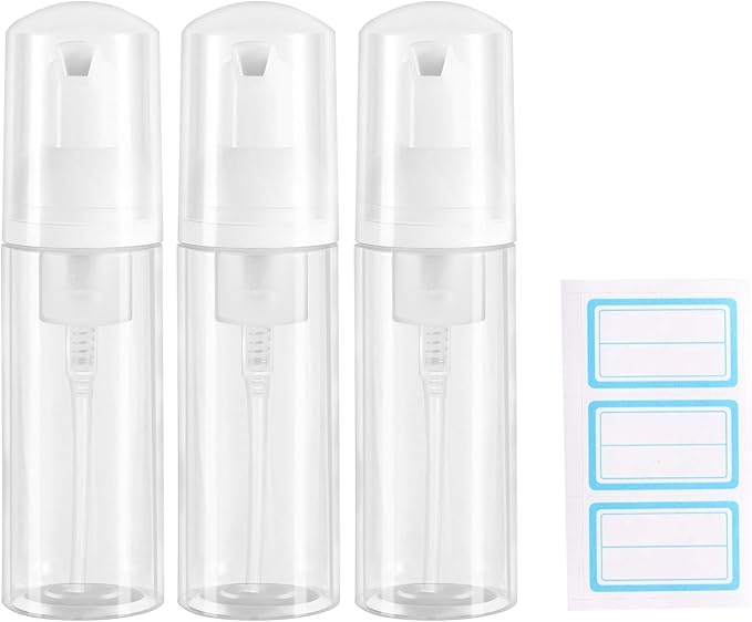 3pcs 2oz Plastic Travel Foam Pump Bottle by Unknown