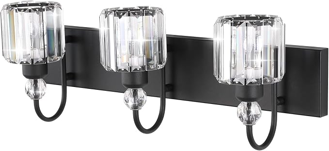 Ralbay Modern Crystal Vanity Light 3-Lights Modern Crystal Vanity Lights - Image 2