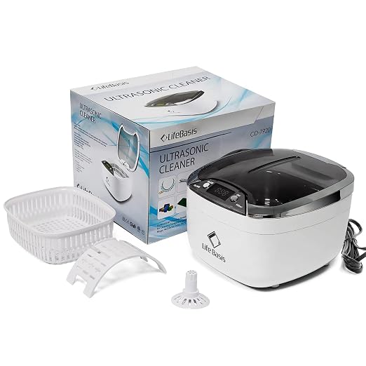 Life Basis Ultrasonic Jewelry Cleaner Ultrasonic Cleaning Machine 850ml LCD - Image 8