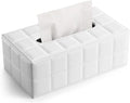 KINGFOM Rectangular Tissue Box Cover, Imitation Suede PU Leather Tissue Box by KingfomLeatherHomeOfficeDecor