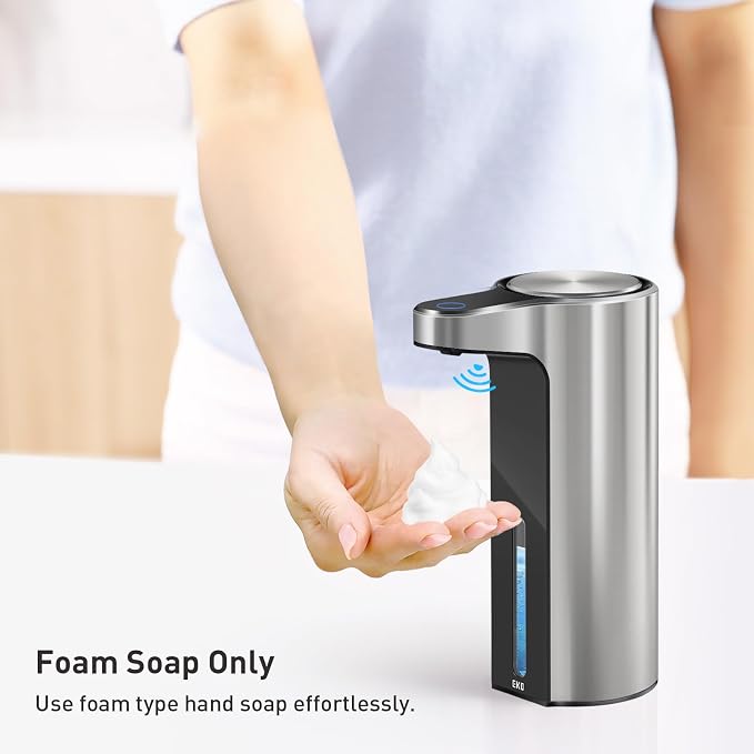 EKO Automatic Foaming Soap Dispenser, Touchless Foam Hand Soap Dispenser - Image 9