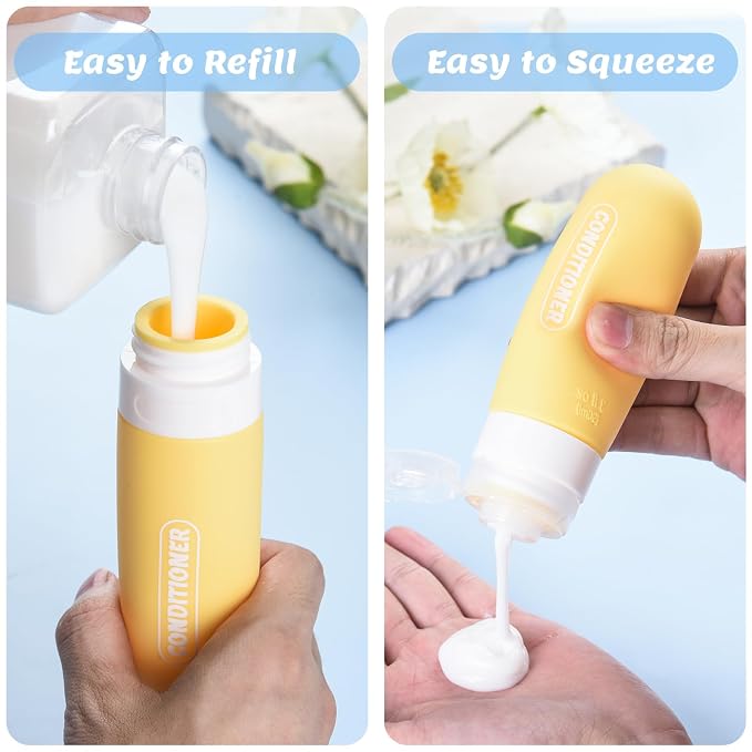 20 Pack Travel Bottles Set, TSA Approved Travel Size Toiletries Containers - Image 4