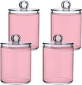 Pink Qtip Holder Organizer Dispenser Cotton Swabs Cans Plastic Jars by SHJI