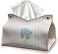 Pink Blue Hydrangea Tissue Box Cover Rectangle by UTELKA