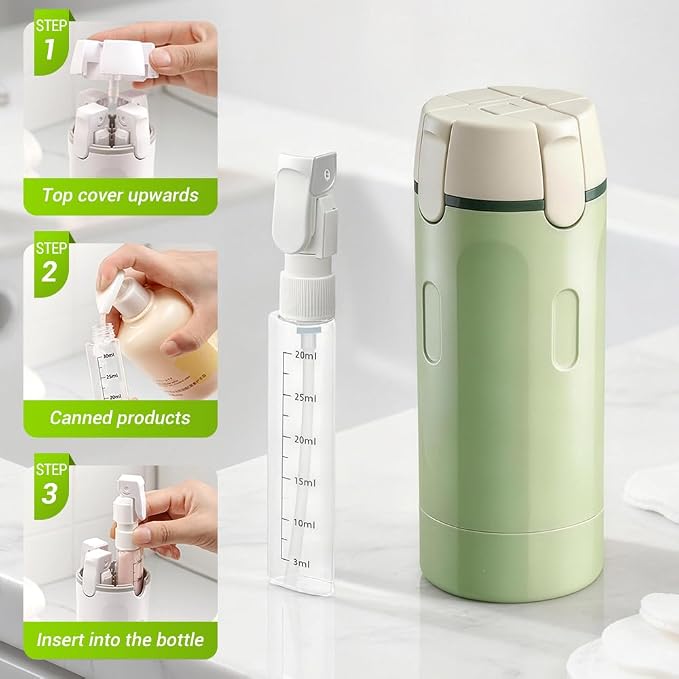 2026 New 4 in 1 Travel Dispenser Bottle, 4 Pack 30ML Travel Bottles - Image 4