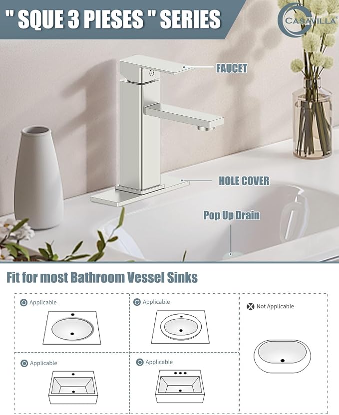 Bathroom Faucets, Bathroom Sink Faucet - Image 2