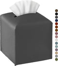 Tissue Box Cover, Jeethemy Square PU Leather Tissue Box Holder, Modern Tissue by Jeethemy