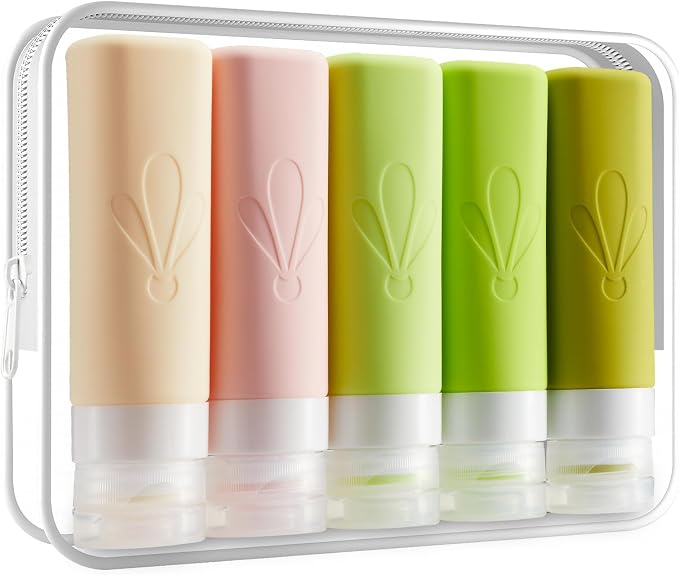 INSFIT Travel Bottles for Toiletries, TSA Approved 3oz Travel Size Toiletries by INSFITPortableTravelBottles