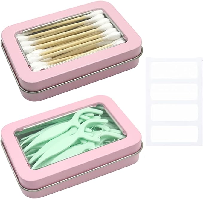 Cotton Swab Holder for Travel, Travel Floss Picks Case by Unknown