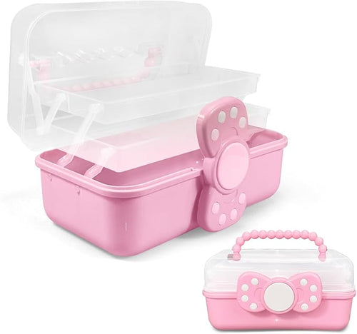 10.6in 3-Layer Multipurpose Storage Box Art Craft Organizer Storage Box Kids by Rictinehome