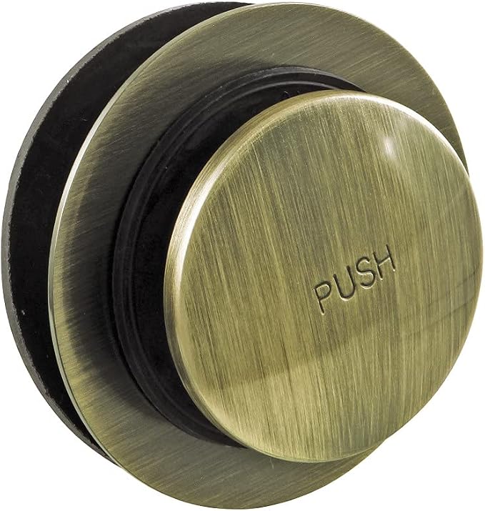Kingston Brass DTT203 Tip-Toe Tub Drain, Antique Brass by Kingston