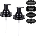Amolliar Mason Jar Foaming Soap Dispenser Pump, Plastic Foam Soap Pump by Amolliar