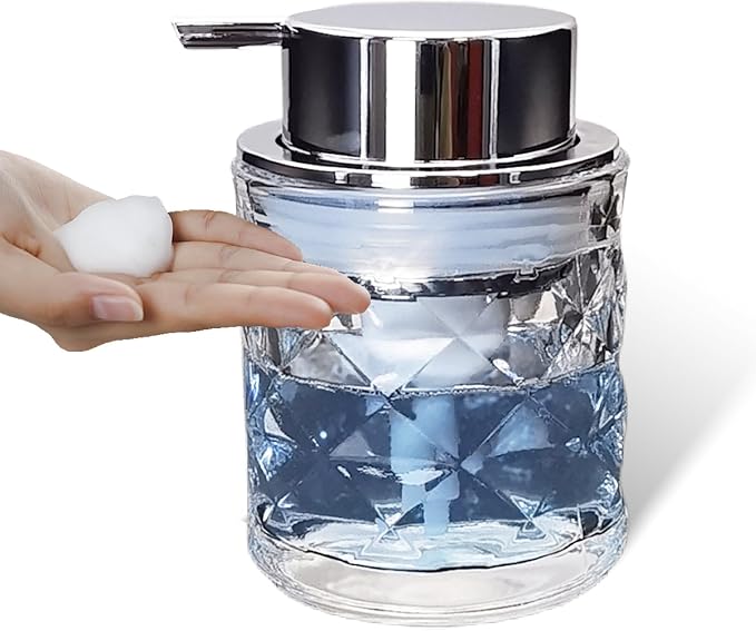 Glass Hand Foaming Soap Dispensers by Cendray