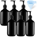 Sliner 6 Pcs Shampoo and Conditioner Dispenser Bottles 16.9 oz Plastic Shower by Sliner