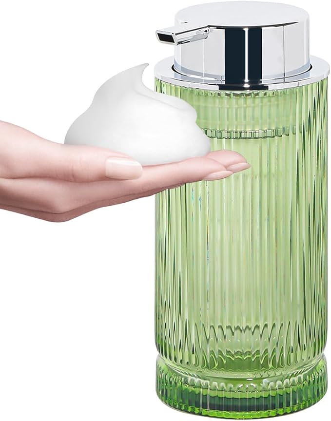 14 Oz Foaming Soap Dispenser, Refillable Foam Pump Bottle Lotion Container by Tonxus