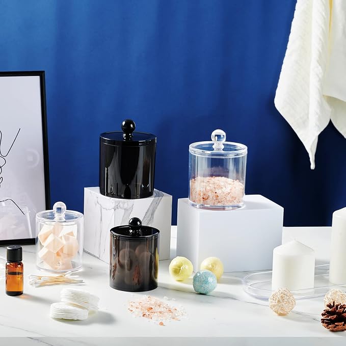 Qtip Holder Bathroom Set with Tray - Image 6