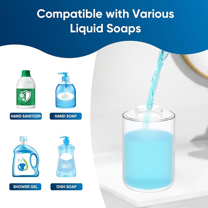 Automatic Liquid Soap Dispenser Touchless – 400ml Hand Soap Liquid Dispenser - Image 3