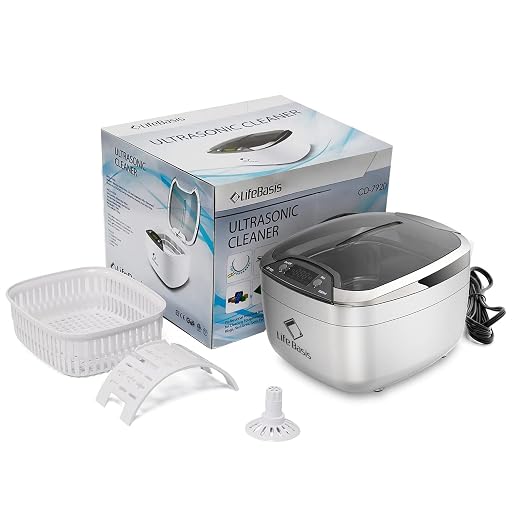 Life Basis Ultrasonic Cleaner Household Ultrasonic Jewelry Cleaner 850ml LCD - Image 8