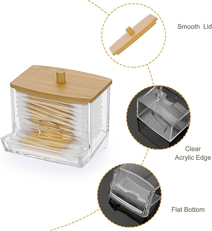 Hipiwe Acrylic Q-Tip Holder - Image 5