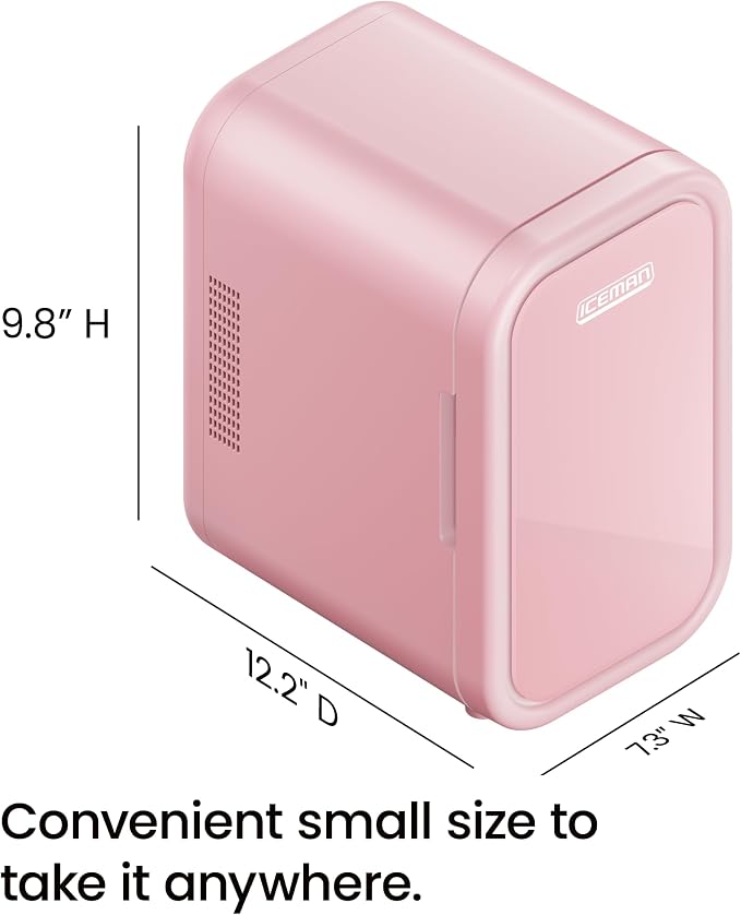 Iceman Portable Mini Fridge – Fits 8 x 12 oz Cans, Cooler and Heater Mini Fridge - Image 9