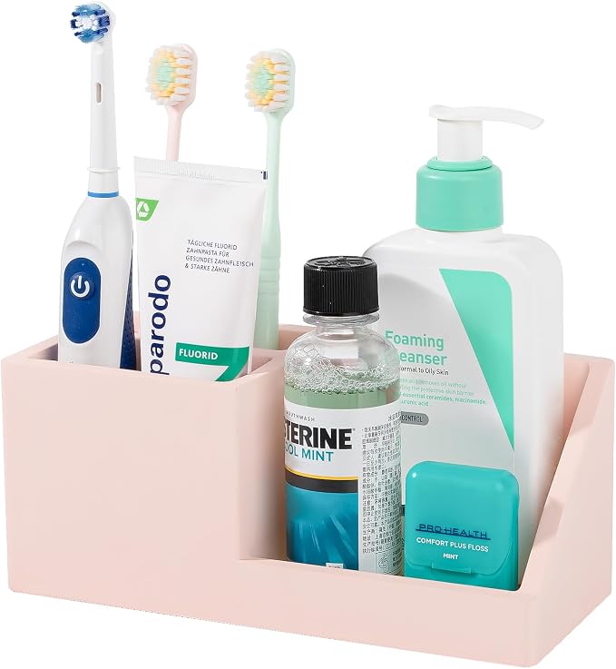 Diatomite Toothbrush Holders for Bathrooms, Quick Dry Electric Tooth Brush and by Heagoale