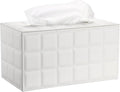 Sumnacon Tissue Box Cover Rectangle Leather Tissue Box by Sumnacon