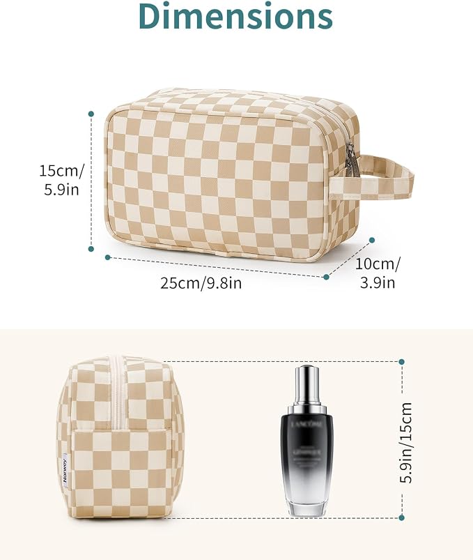 Narwey Travel Toiletry Bag for Women Traveling Dopp Kit Men Travel Bag for - Image 5