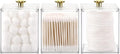 Tecbeauty 3PCS Qtip Holder Bathroom Organizer and Storage Containers Plastic by Tecbeauty