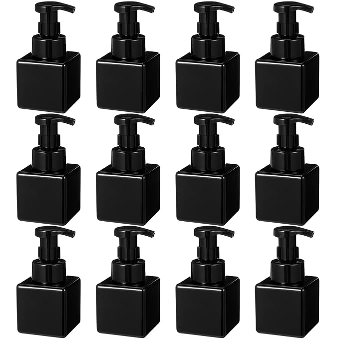 Domensi 12 Pcs Foam Pump Bottle Foaming Soap Dispenser Empty Travel Foaming by Domensi