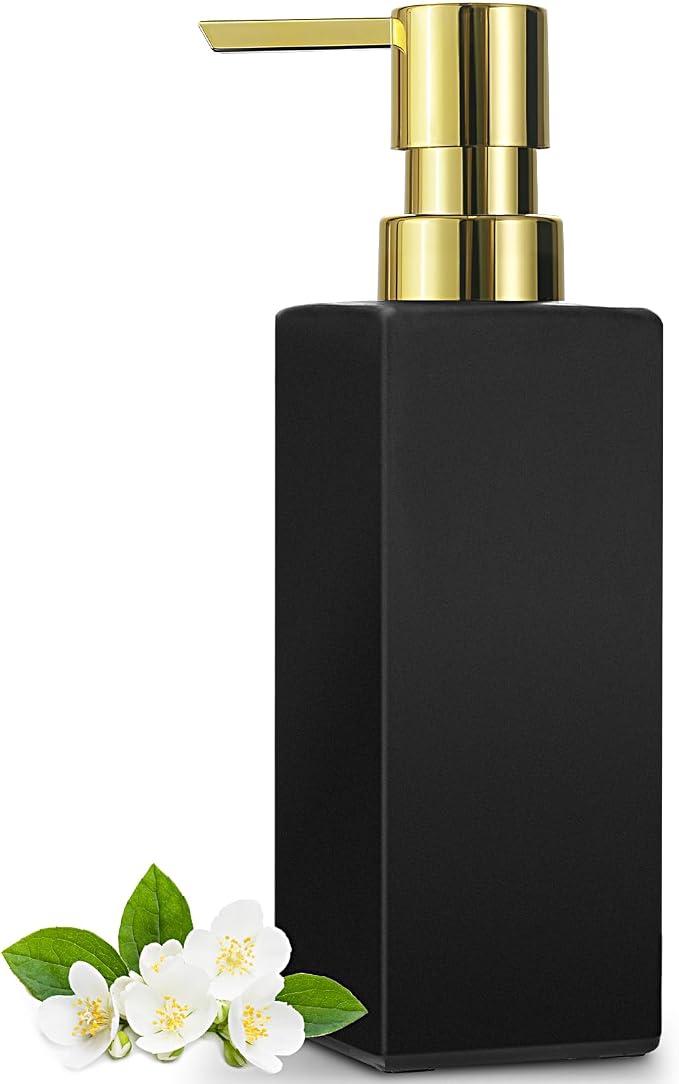 GMISUN Gold Hand Soap Dispenser, 12 fl oz/350ml Refillable Dish Dispensers by GMISUN