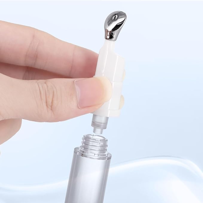 3Pcs 5/10/15ml Eye Gel Cream Container Flat Applicator Eye Cream Lip Gloss - Image 4