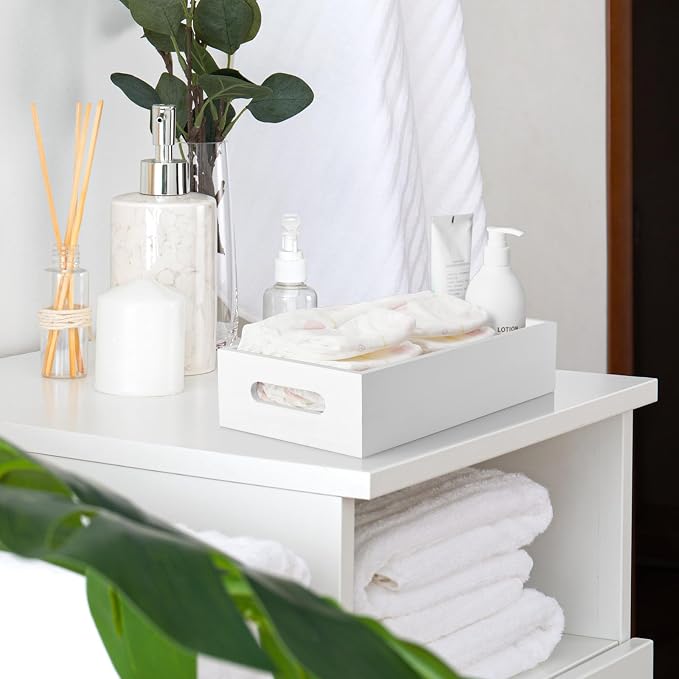 ALELION White Bathroom Basket - Image 5