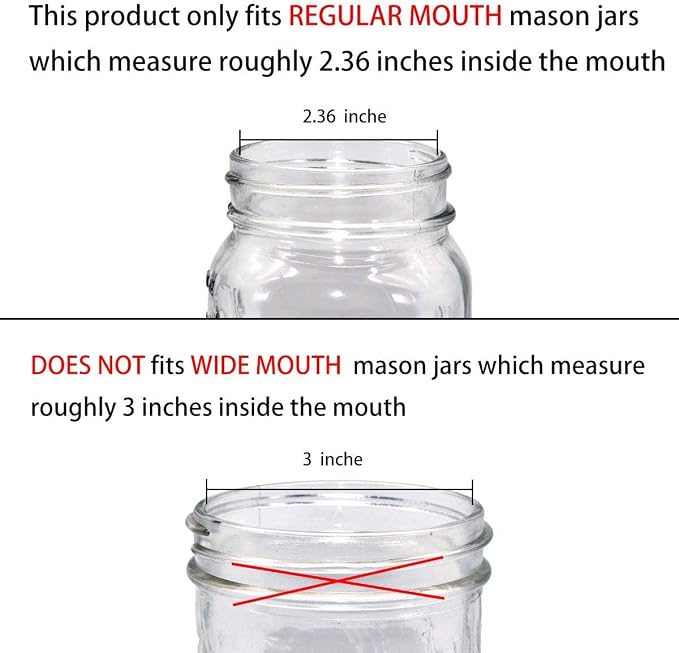 Amolliar Mason Jar Foaming Soap Dispenser Pump Lids, Foaming Pump Replacement - Image 7
