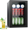 Beverage Refrigerator Cooler, 24 Can Mini Fridge Solid Door by Unknown