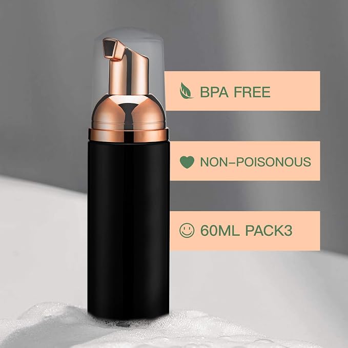 2oz Foam Pump Bottle Empty Travel Foaming Dispenser - Image 2