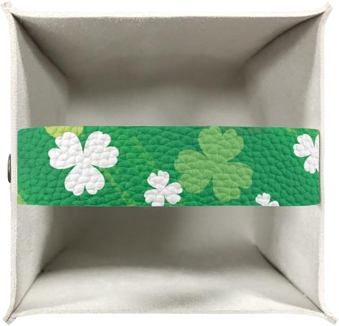 St. Patrick Lucky Grass Stripe Tissue Box Cover Square Tissue Covers Tissue - Image 4