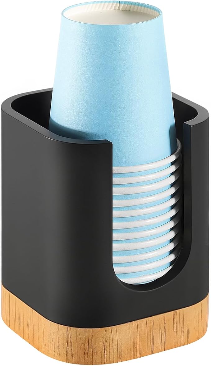 Luxspire Bathroom Cup Dispenser, Dixie Cup Holder 3-5oz, Disposable Paper Cup by Luxspire
