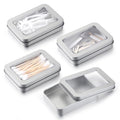 4 Pcs Cotton Swab Holder for Travel, Portable Floss Picks Case by Unknown