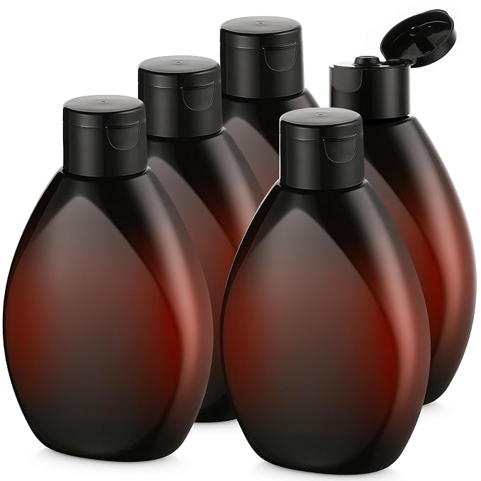 Plastic Squeeze Bottles with Flip Cap 6.9oz 5 Pack Leak Proof Shampoo and - Image 7