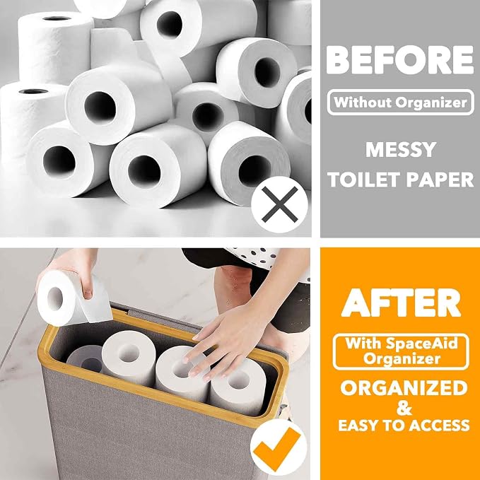 SpaceAid Extra Large Toilet Paper Storage - Image 3