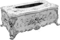 9.45"x5.43"x3.94" Luxurious Rose Tissue Box by TSNAMAY