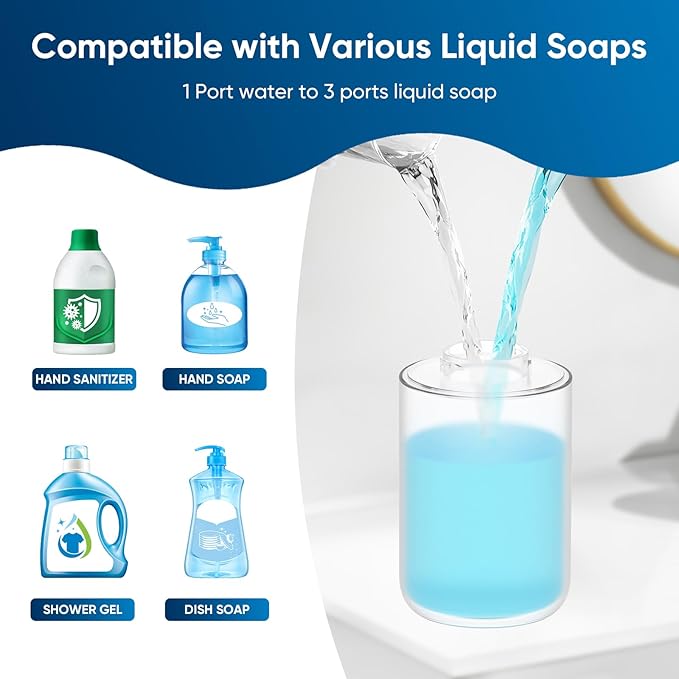 Automatic Soap Dispenser Touchless – 400ml Foaming Hand Soap Dispenser - Image 3