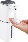 Automatic Foaming Soap Dispenser, 13.5oz/400mL, USB Rechargeable, 9-Adjustable by DODOMEKIA