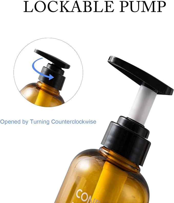 3pcs Refillable Shampoo and Conditioner Bottles, 10oz/300ml Shampoo Conditioner - Image 2