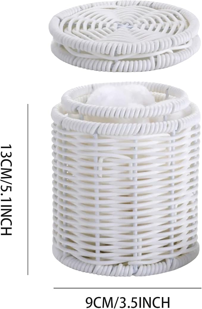 Rattan Jars, Decorative Storage Boxes - Image 5