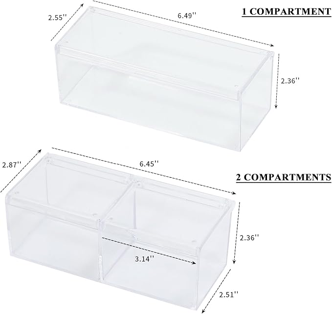 2 Pack Qtip Holder Dispenser - Image 2